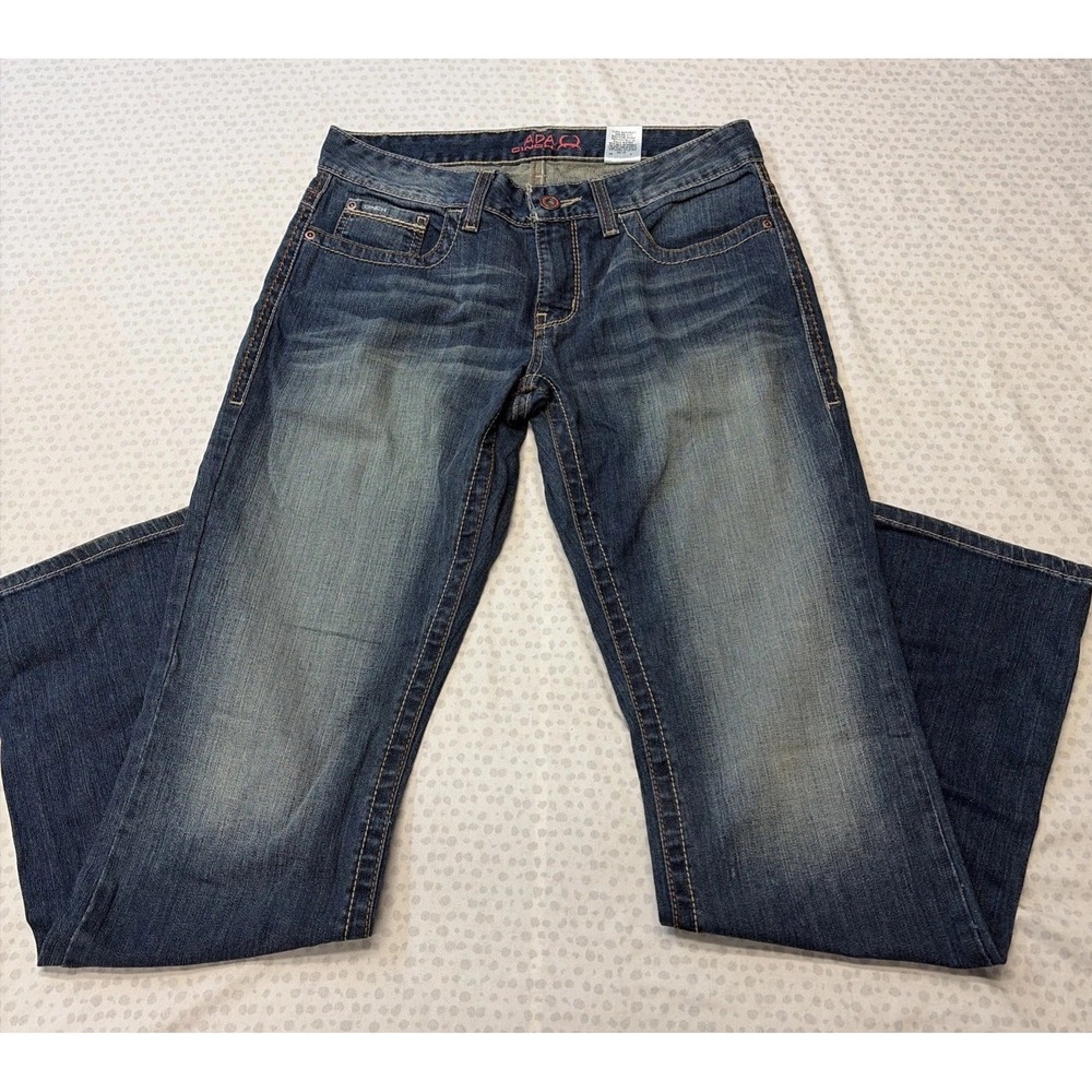Cinch Jeans Women's ADA Dark Distressed Size 28/6R (measures 32")